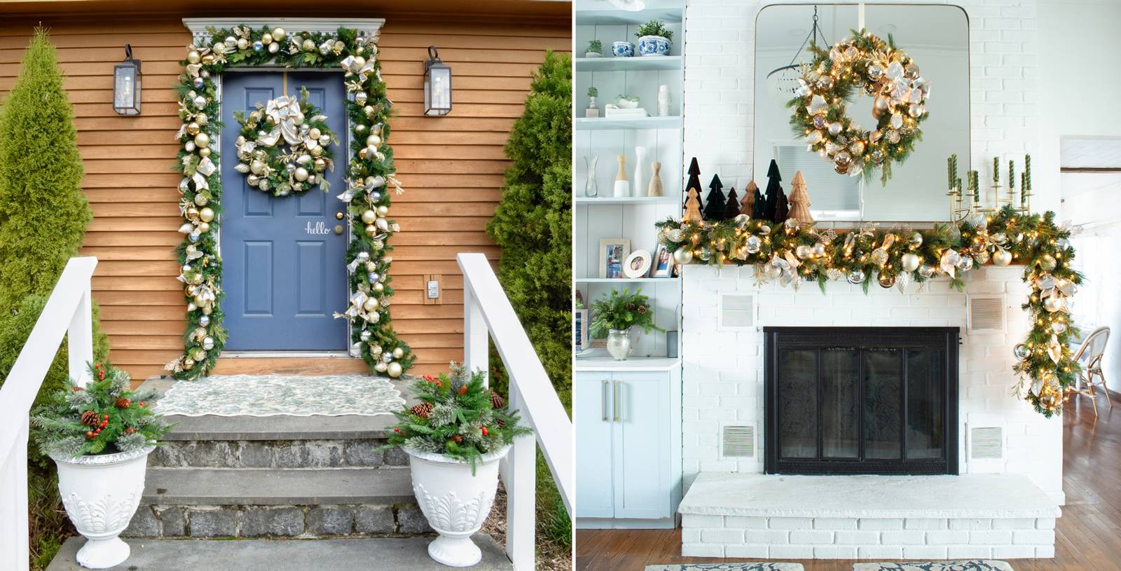 Champagne shimmer décor